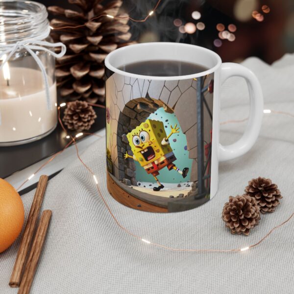 🍍🌊 SpongeBob SquarePants Splash Mug – Dive Into Fun with Every Sip! ☕🐠 - Image 2