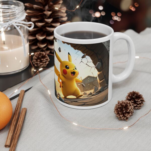 ⚡🖖 Jean Luc Pikachu Mug 🖤🚀 | Boldly Sip Where No Mug Has Sipped Before! ☕🌌 - Image 3