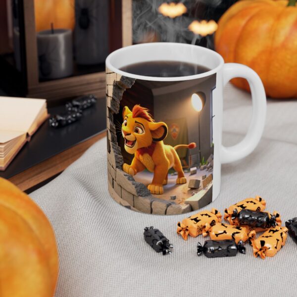 🦁🌅 Simba “King of Coffee” Mug – Sip with Pride! ☕👑 - Image 3