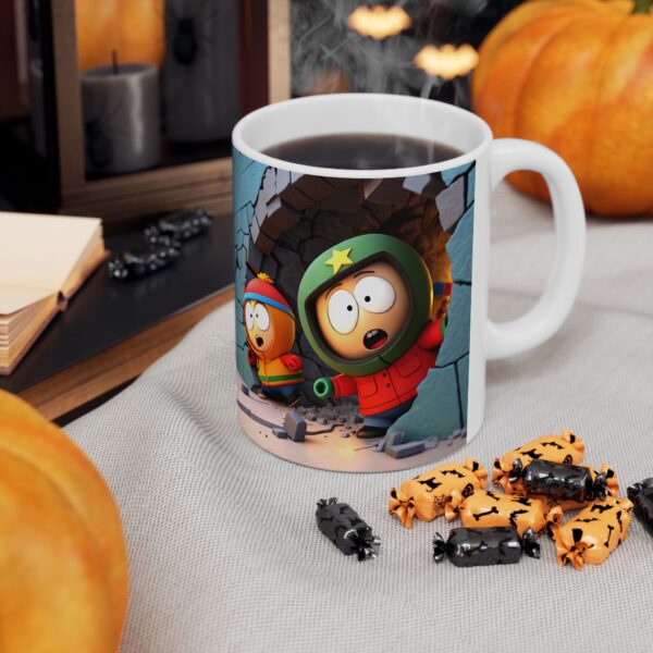🤘🧣 South Park Sass Mug – Sip, Swear & Start Trouble! ☕🎒 - Image 3