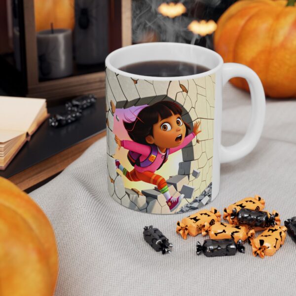 🎒🌈 Dora the Explorer Adventure Mug – Let’s Sip and Explore! ☕🗺️ - Image 4