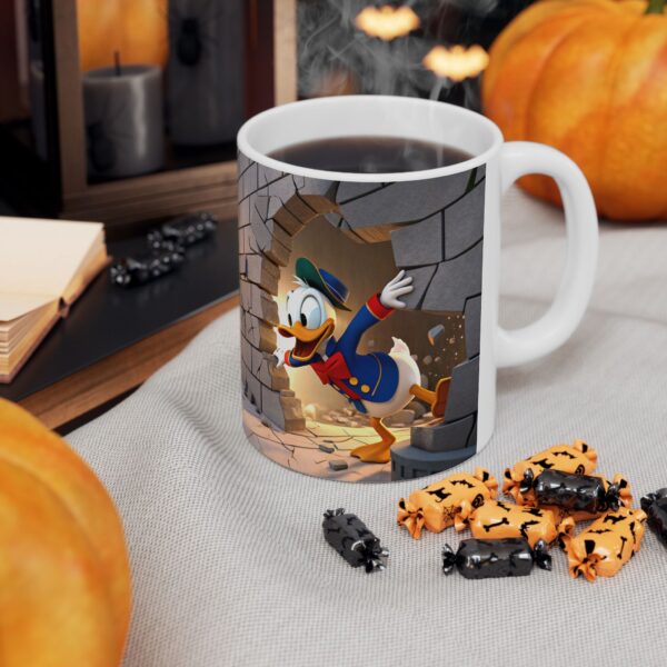 3D Donald Duck Cartoon 11oz Mug – Cute Gift for Children - Image 4