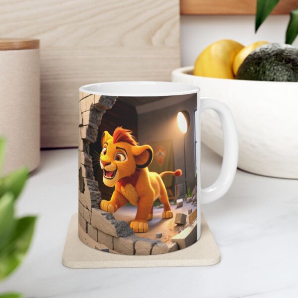 🦁🌅 Simba “King of Coffee” Mug – Sip with Pride! ☕👑 - Image 4