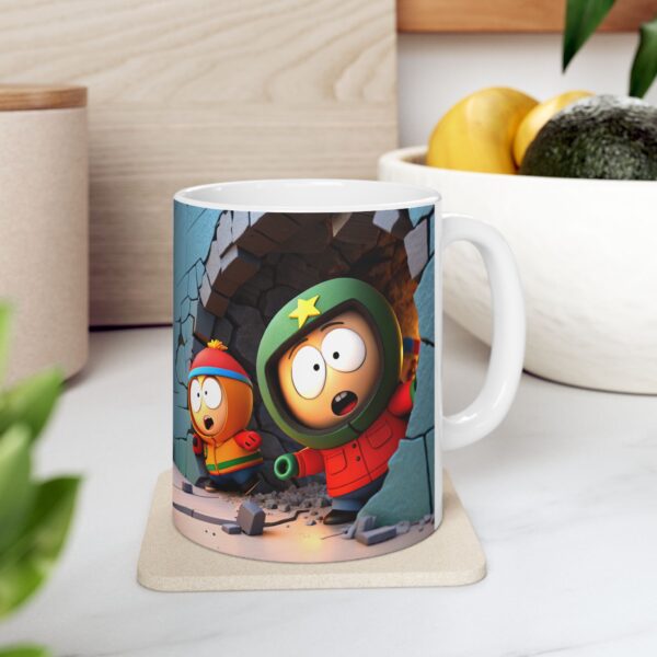 🤘🧣 South Park Sass Mug – Sip, Swear & Start Trouble! ☕🎒 - Image 4