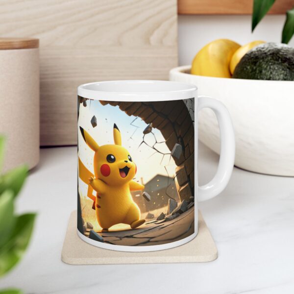 ⚡🖖 Jean Luc Pikachu Mug 🖤🚀 | Boldly Sip Where No Mug Has Sipped Before! ☕🌌 - Image 4
