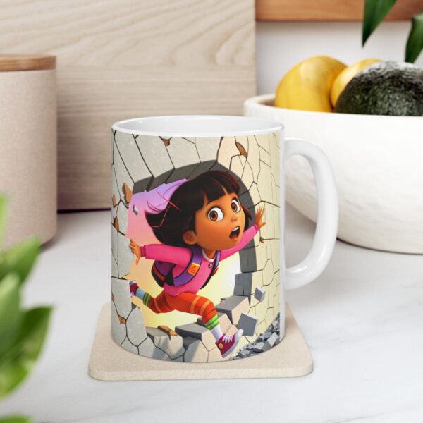 🎒🌈 Dora the Explorer Adventure Mug – Let’s Sip and Explore! ☕🗺️ - Image 5