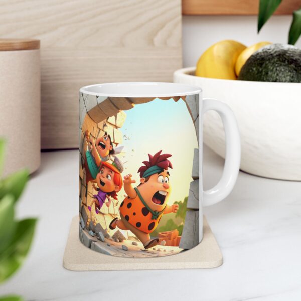 🦕☕ Yabba Dabba Brew! – Fred Flintstone Classic Cartoon Mug 🪨🎉 - Image 5