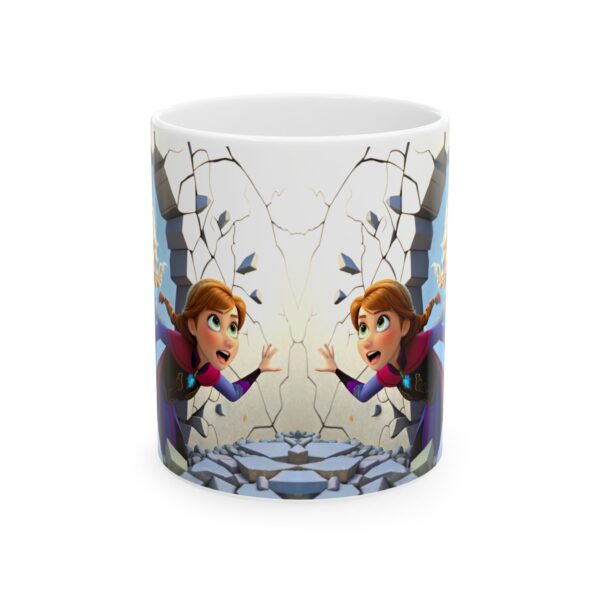 ❄️👑 Elsa & Anna Frozen Magic Mug – Sip the Snowy Sisterhood! ☕💙 - Image 6