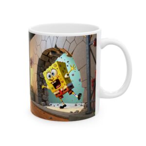 🍍🌊 SpongeBob SquarePants Splash Mug – Dive Into Fun with Every Sip! ☕🐠