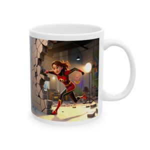 🧡☕ Annie Cartoon Magic Mug 🧒✨ – Sip with a Smile! 🌈🎨