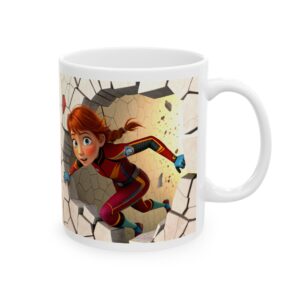 🧡☕ Annie Cartoon Magic Mug 🧒✨ – Sip with a Smile! 🌈🎨