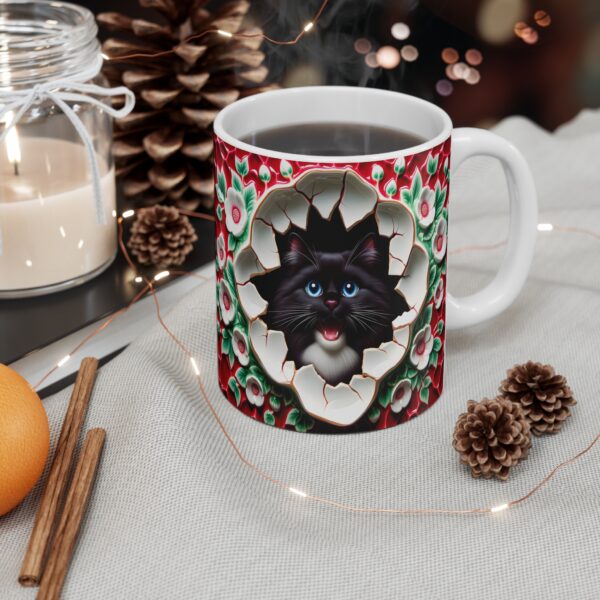 🐾🔥 Midnight Mischief Kitty Mug 🌺🐱💥 - Image 6