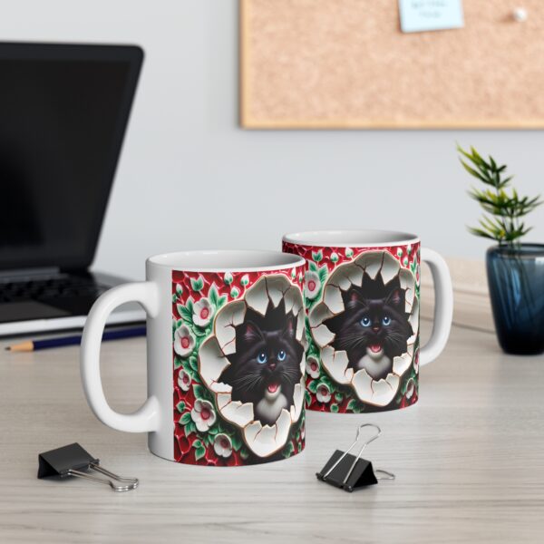 🐾🔥 Midnight Mischief Kitty Mug 🌺🐱💥 - Image 5