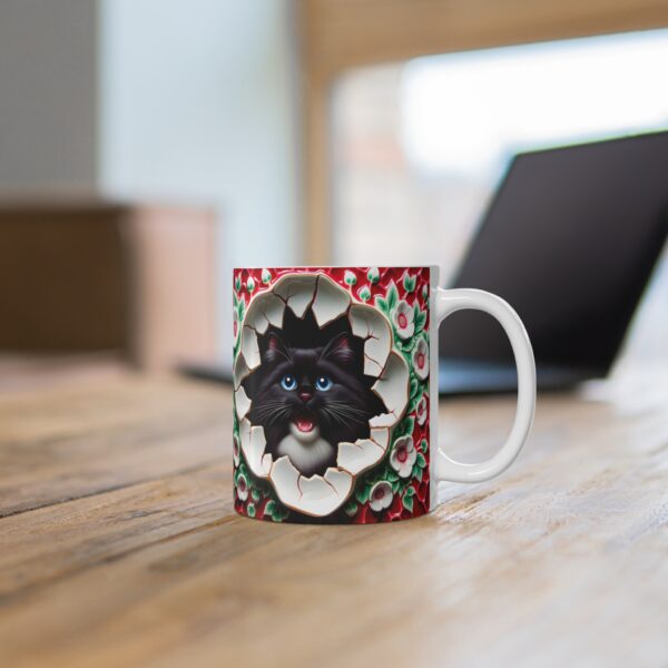 🐾🔥 Midnight Mischief Kitty Mug 🌺🐱💥 - Image 4