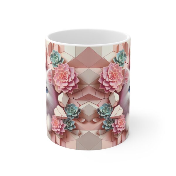 🐾🌵 "Succulent Surprise Kitty" Mug – Soft Whiskers & Sweet Blooms 🌸😺 - Image 5