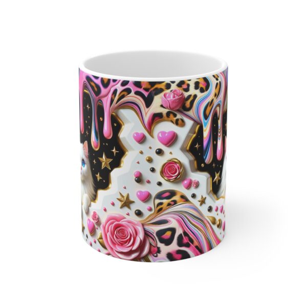🌟🍭 Cosmic Kitty Candyland Mug | Drippy Magic, Stars & Fluffy Glam 🐱💖✨ - Image 5