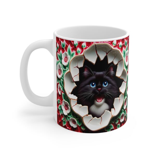 🐾🔥 Midnight Mischief Kitty Mug 🌺🐱💥 - Image 2